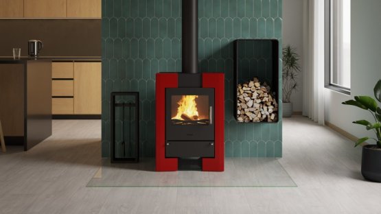 HS FLAMINGO Krbová kamna FLAMINGO ® ESPO II červená