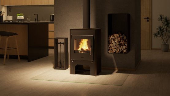 HS FLAMINGO Krbová kamna FLAMINGO ® ESPO III hnědá - sametová