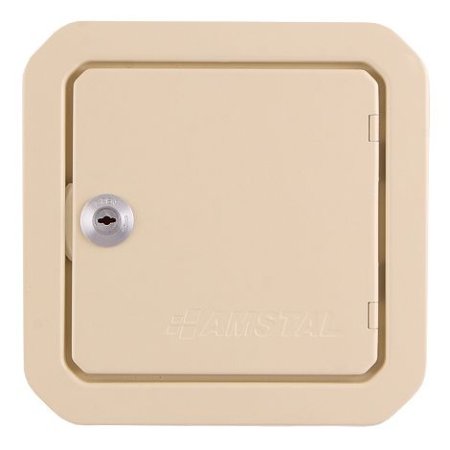 Revizní komínová dvířka 140x140 mm, krémová