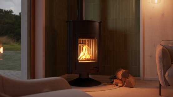 HS FLAMINGO Krbová kamna MASTERFLAMME ® Grande II, černá