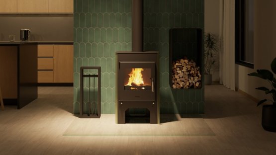 HS FLAMINGO Krbová kamna FLAMINGO ® ESPO III olivová