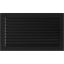 Krbová mřížka 22x37 BASIC černá s žaluzií