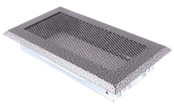 Krbová mřížka 10x20 cm, staré stříbro