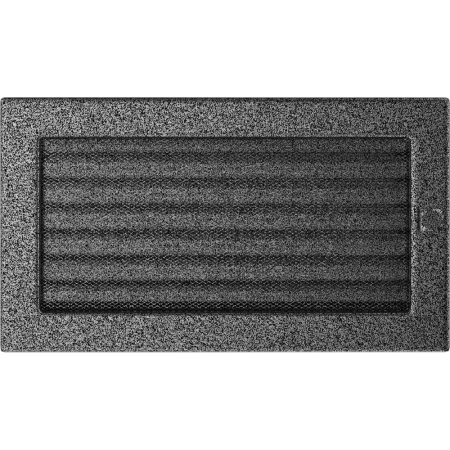 Krbová mřížka 17x30 BASIC staré stříbro s žaluzií