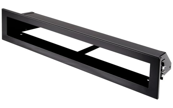 Krbová mřížka OTEVŘENÁ 40x6 cm, černý mat