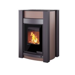 HS FLAMINGO Krbová kamna AQUAFLAM VARIO ® KALMAR 11/5kW hnědá - sametová