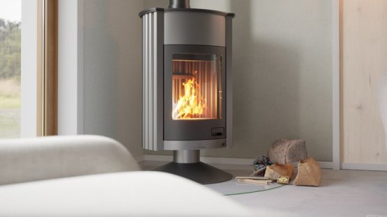 HS FLAMINGO Krbová kamna MASTERFLAMME ® Grande II, šedá