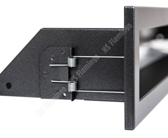 Krbová mřížka OTEVŘENÁ 20x6 cm, bílá