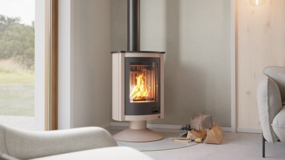 HS FLAMINGO Krbová kamna MASTERFLAMME ® Piccolo II, krémová