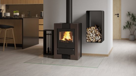 HS FLAMINGO Krbová kamna FLAMINGO ® ESPO II hnědá - sametová