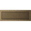 Krbová mřížka 17x49 BASIC staré zlato s žaluzií