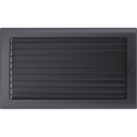 Krbová mřížka 22x37 BASIC grafitová s žaluzií