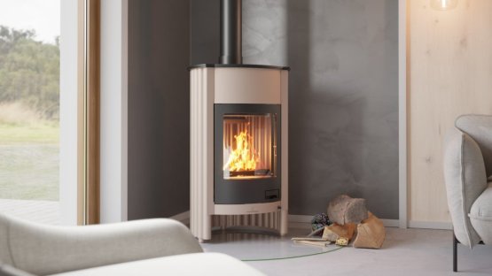 HS FLAMINGO Krbová kamna MASTERFLAMME ® Grande I, krémová