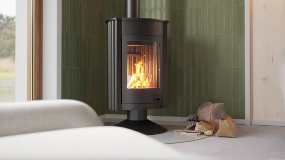 HS FLAMINGO Krbová kamna MASTERFLAMME ® Medie II, černá
