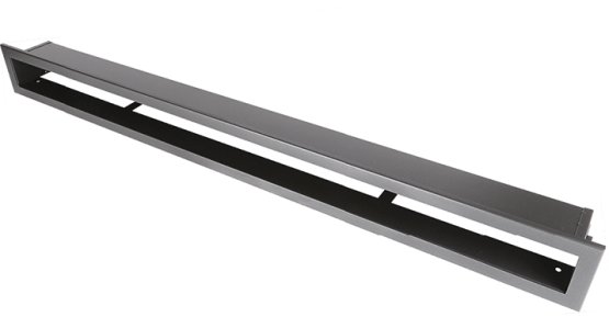 Krbová mřížka OTEVŘENÁ 80x6 cm, grafit