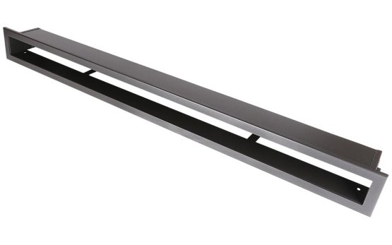 Krbová mřížka OTEVŘENÁ 100x6 cm, grafit