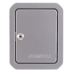 Revizní komínová dvířka 140x210 mm, stříbrná