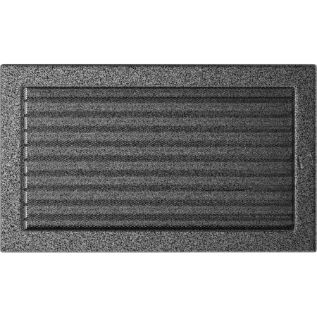 Krbová mřížka 22x37 BASIC staré stříbro s žaluzií