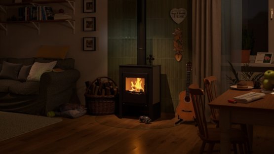 HS FLAMINGO Krbová kamna FLAMINGO ® KUALA krémová