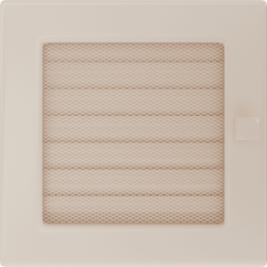 Krbová mřížka 17x17 BASIC krémová s žaluzií