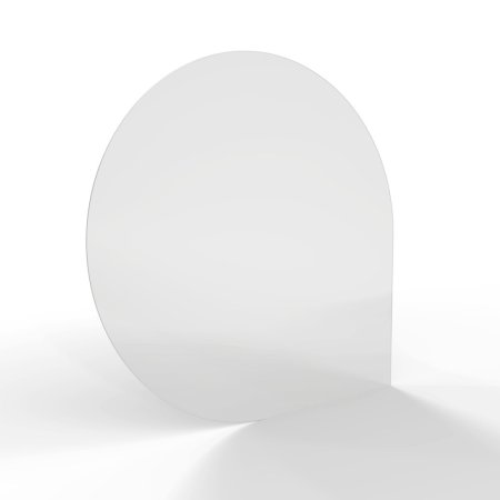 HS FLAMINGO Sklo pod kamna - Kapka 1100x1100 mm / 6 mm