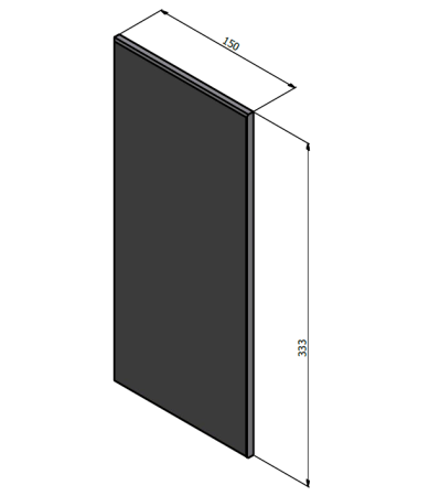 NDV-000069 - FL09K01 - Dlaždice žlutá 33x15