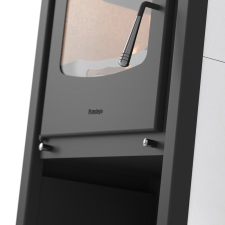 HS FLAMINGO Krbová kamna FLAMINGO ® MELAND dlažba Bílá