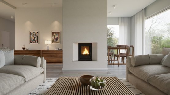 HS FLAMINGO Krbová vložka AQUAFLAM ® 7 s výměníkem a automatickou regulací hoření