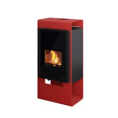 HS FLAMINGO Krbová kamna FLAMINGO DELUXE ® SINGA, červená