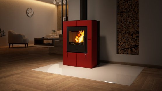 HS FLAMINGO Krbová kamna FLAMINGO ® EVENES červená