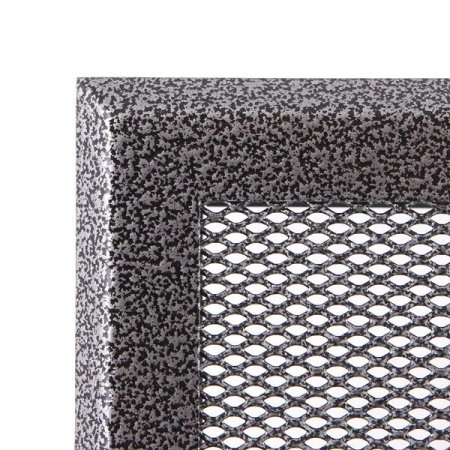 Krbová mřížka 16x32 cm, staré stříbro s žaluzií