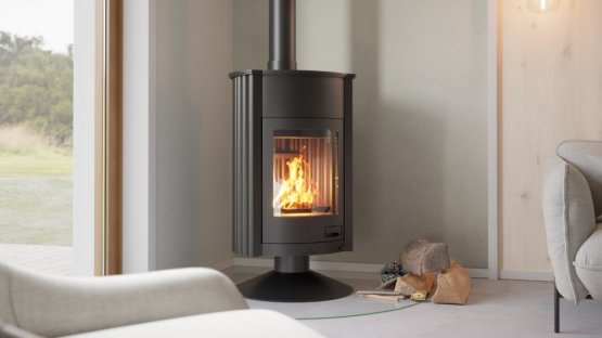 HS FLAMINGO Krbová kamna MASTERFLAMME ® Grande II, černá