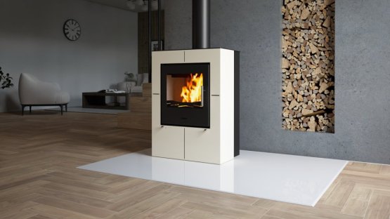 HS FLAMINGO Krbová kamna FLAMINGO ® EVENES krémová