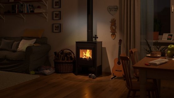 HS FLAMINGO Krbová kamna FLAMINGO ® KUALA krémová