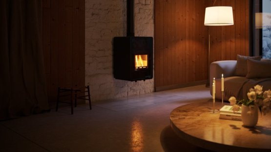 HS FLAMINGO Krbová kamna FLAMINGO DELUXE ® MALIA, černá