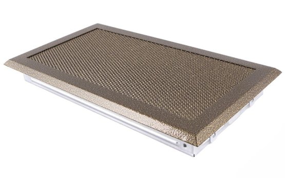 Krbová mřížka 16x32 cm, staré zlato