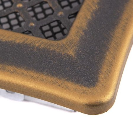 Krbová mřížka 16x32 cm, DECO zlatá patina