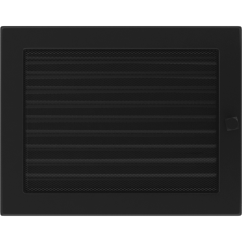 Krbová mřížka 22x30 BASIC černá s žaluzií