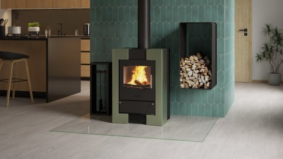 HS FLAMINGO Krbová kamna FLAMINGO ® ESPO II olivová