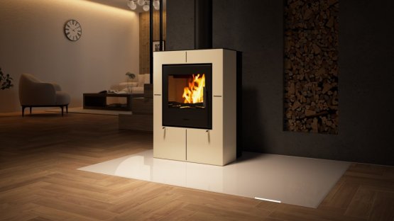 HS FLAMINGO Krbová kamna FLAMINGO ® EVENES krémová