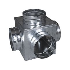 Rozbočovací skříňka 5x125 mm (krychle), pozink