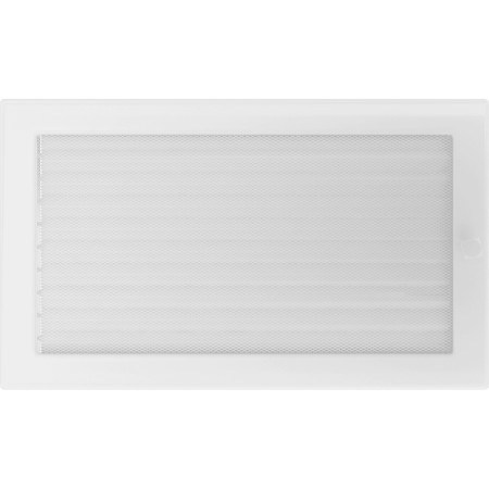 Krbová mřížka 22x37 BASIC bílá s žaluzií