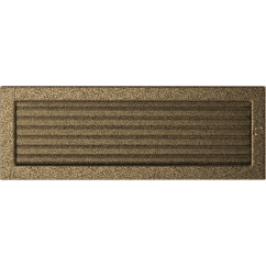Krbová mřížka 17x49 BASIC staré zlato s žaluzií
