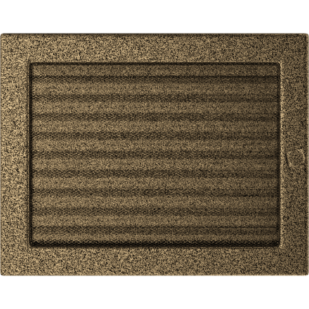 Krbová mřížka 22x30 BASIC staré zlato s žaluzií