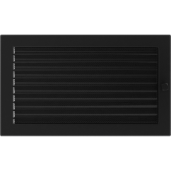 Krbová mřížka 22x37 BASIC černá s žaluzií