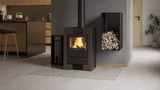 HS FLAMINGO Krbová kamna FLAMINGO ® ESPO II hnědá - sametová