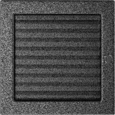 Krbová mřížka 22x22 BASIC staré stříbro s žaluzií
