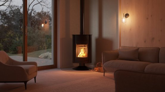 HS FLAMINGO Krbová kamna MASTERFLAMME ® Grande II, černá