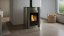 HS FLAMINGO Krbová kamna AQUAFLAM VARIO ® KALMAR 11/7kW olivová, elektronická regulace