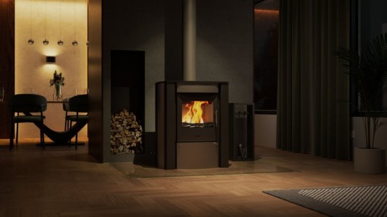 HS FLAMINGO Krbová kamna FLAMINGO ® AMOS šedá